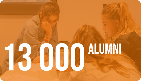 13000 alumni